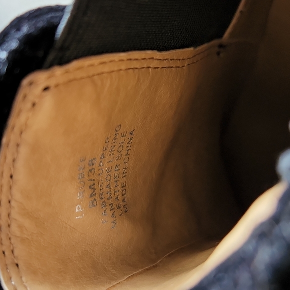 Lucky Brand LP-RUBEE Black Smooth Velvet 8M Boot - Picture 7 of 7